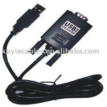 Schwarz USB zu RS232 Kabel Treiber Adapter Konverter Y105 Chip